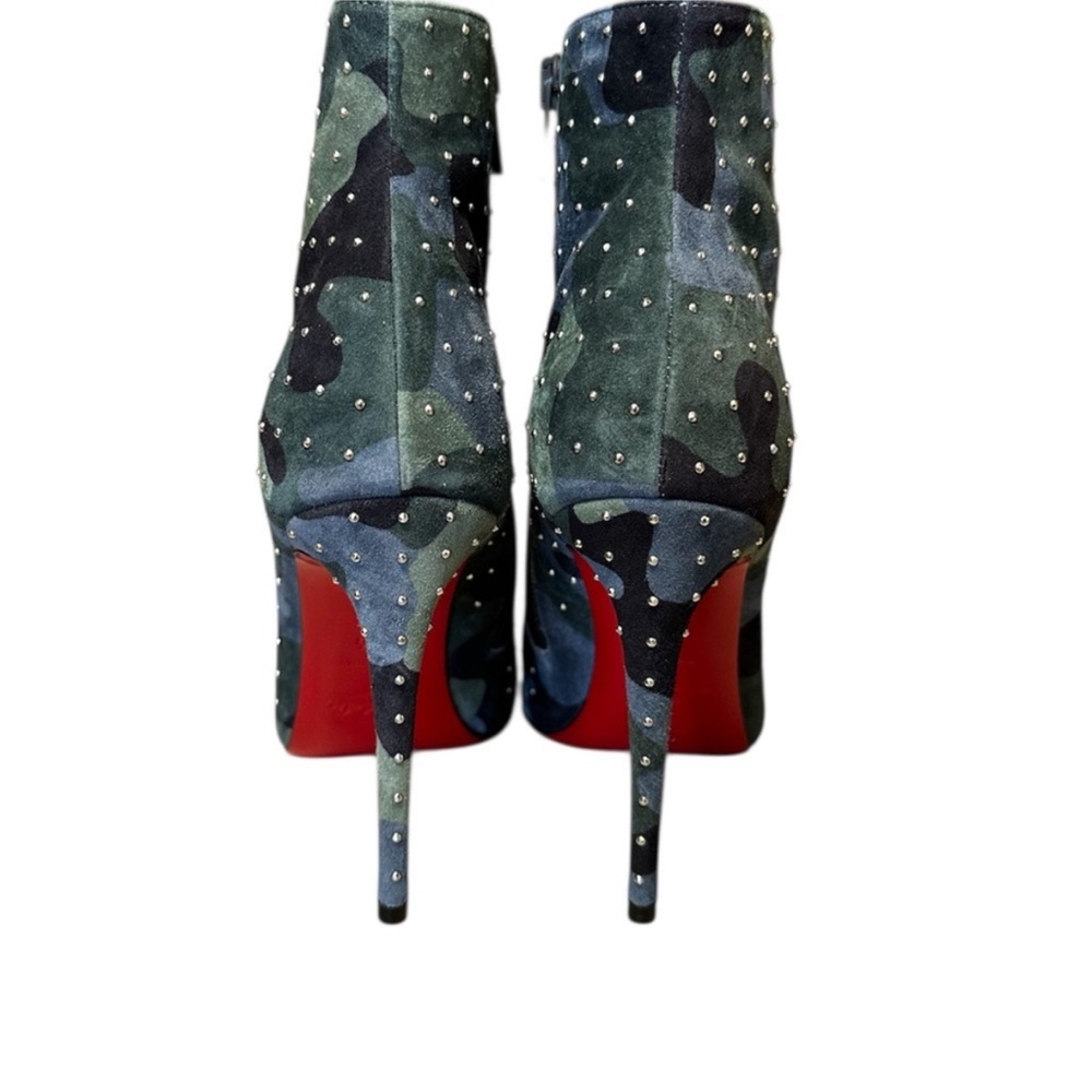 Christian Louboutin So Kate booty plume Camou Crystal accent RETAIL 1,310 - Picture 7 of 9